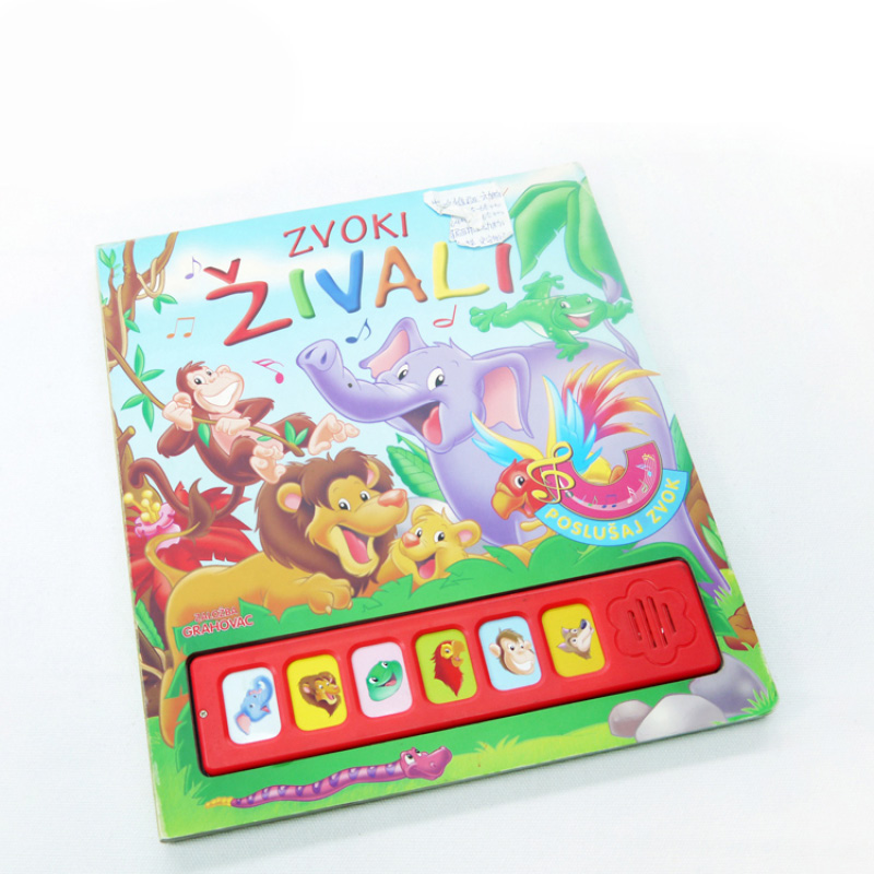 custom children book printing with sound buttons