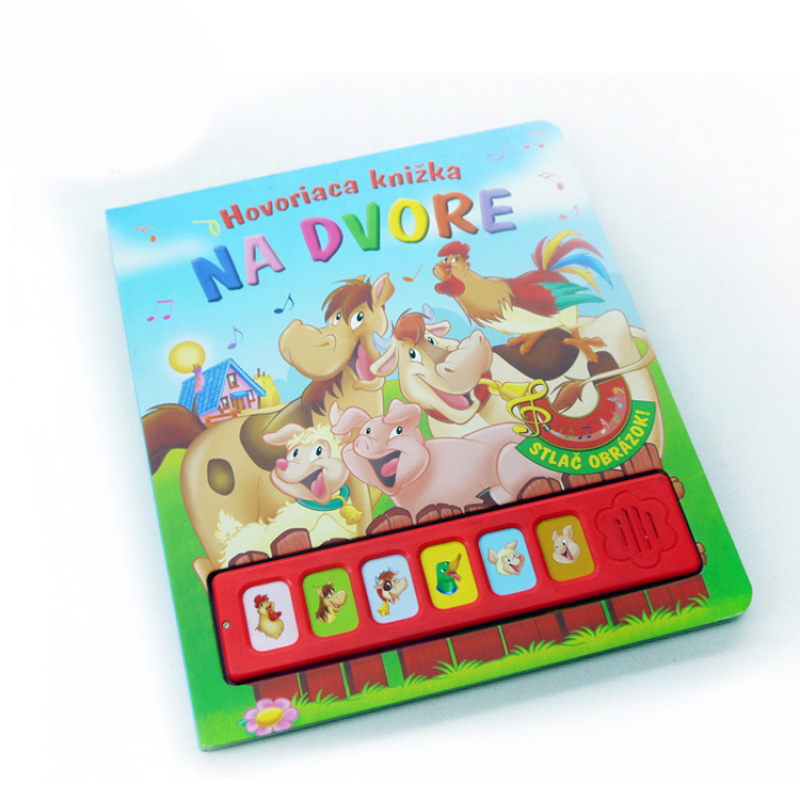 custom children book printing with sound buttons